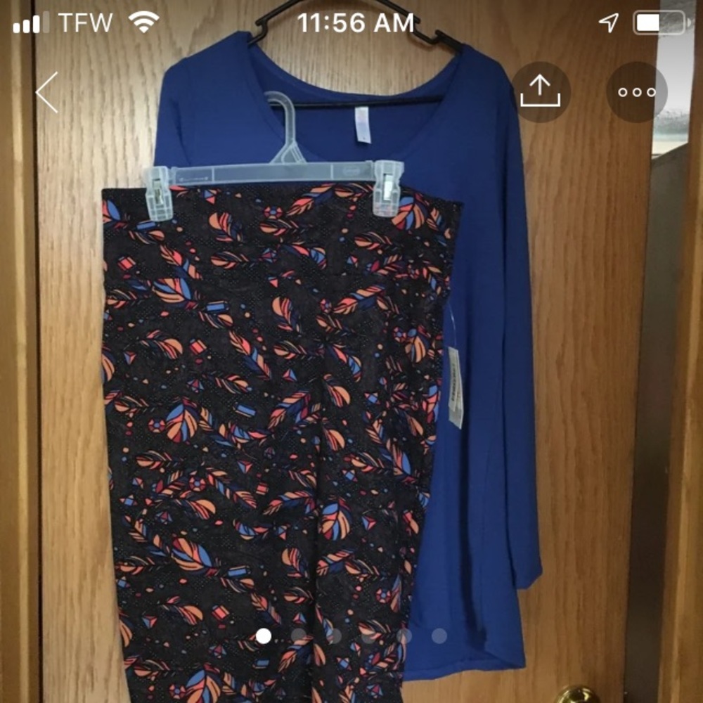 LLR Outfit Large Blue Lynnae & L Feather Cassie
